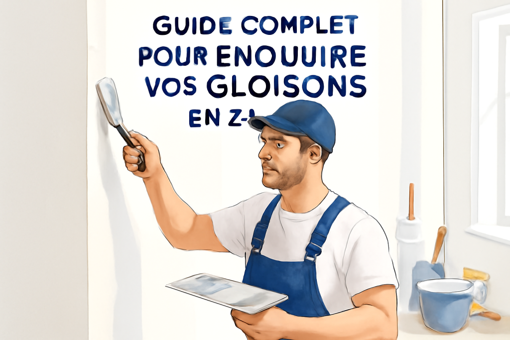 Illustration : Guide complet pour enduire parfaitement vos cloisons en 2025