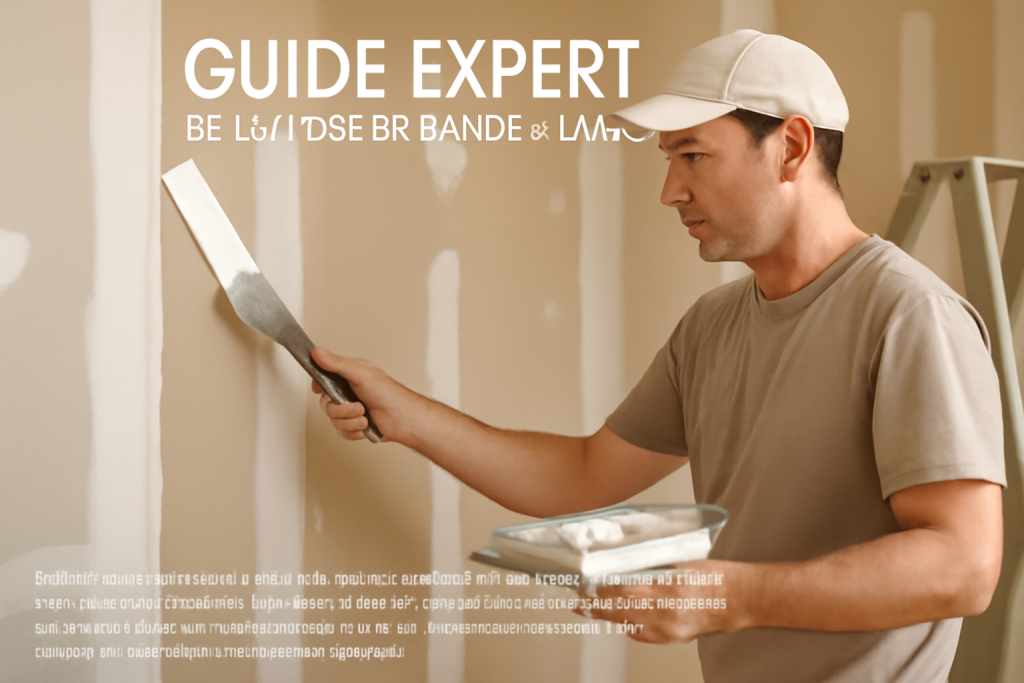 Illustration : Guide expert de la pose de bande à joint : astuces de finition